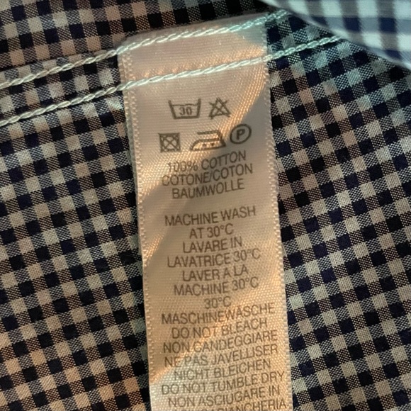 Paul Smith Men’s blue/navy check dress shirt. Size 15.5 - Picture 6 of 6